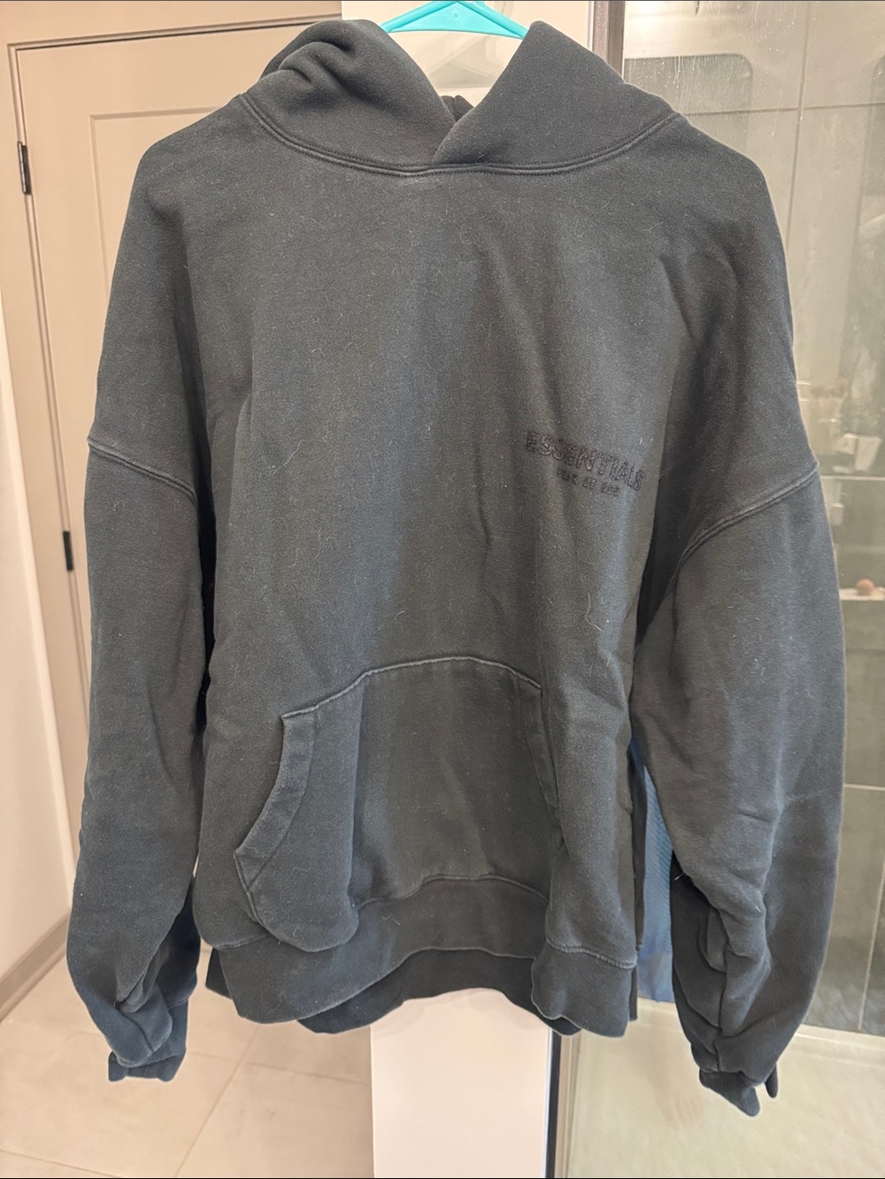 Black Essentials Fear of God Hoodie